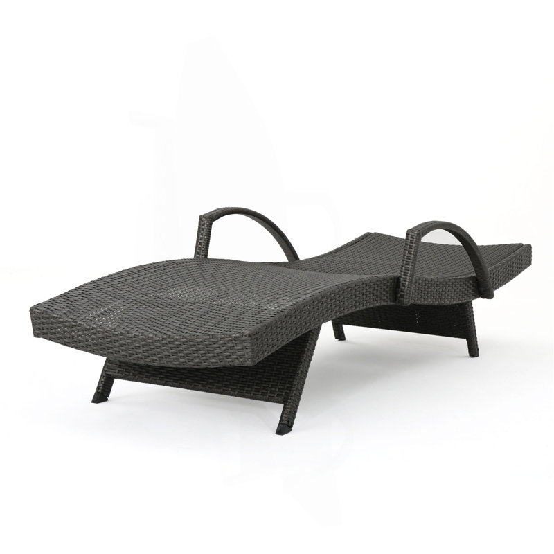 Fauteuil en osier avec accoudoirs Salem