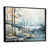 Black Floater Framed