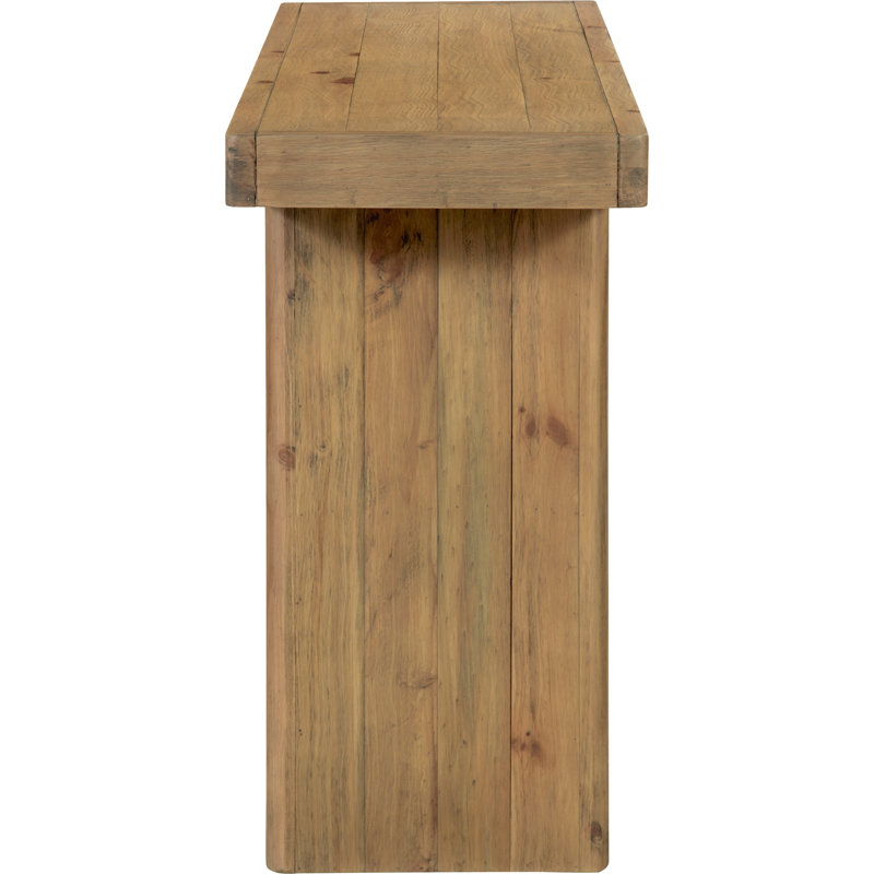 Monterey 60'' W Solid Wood Console Table, Aged Brown
