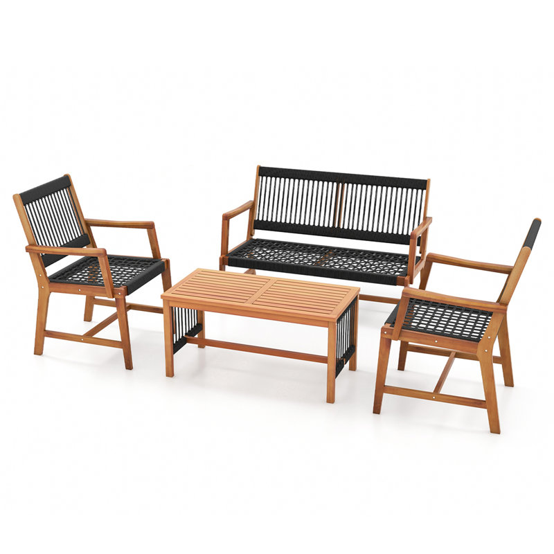 Acacia 4 - Person Patio Conversation Set