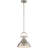 Abbie-J 1-Light Indoor Brushed Nickel Downrod Mini Pendant with 12"W Bell-Shaped Bowl-726038598-726038600