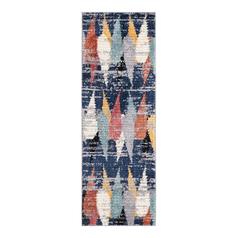 Fidelia Abstract Indoor Rug, Runner 2' x 6'