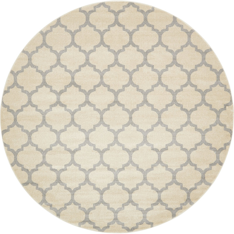 Molly Geometric Indoor Rug, Round 10'
