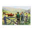 « hereford bovins », reproduction sur toile tendue-21938371