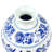 TOPOFLIAN Blue and White Porcelain Vase