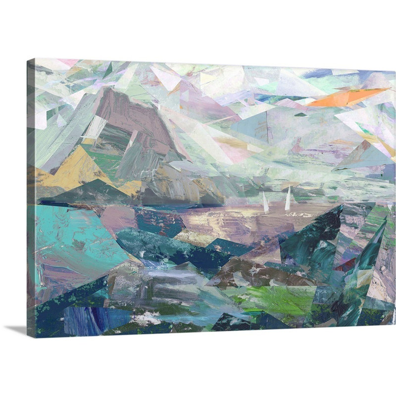 Île Sainte - impression, Toile tendue, H 20 po x l 30 po x P 1,25 po