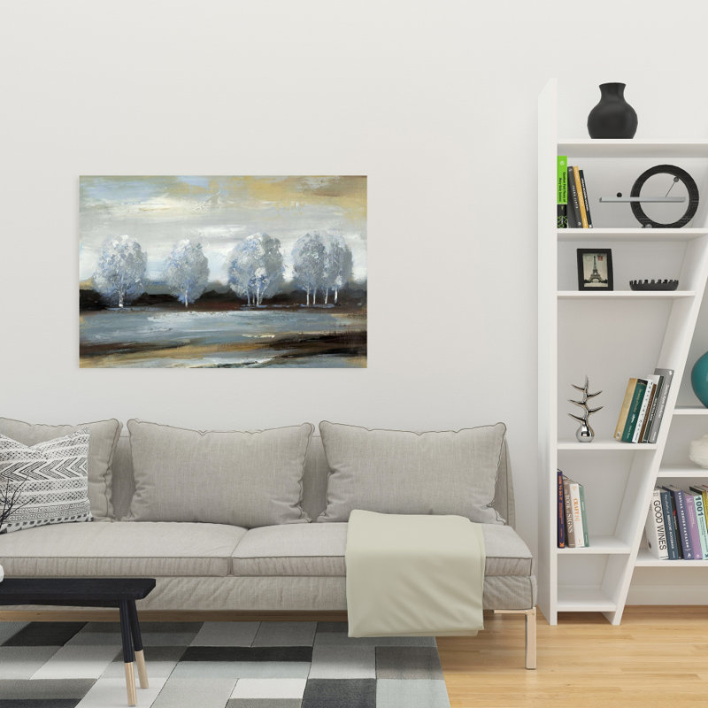 Paysage gris - Toile d'arbres gris pour une décoration intérieure élégante