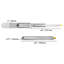 1 Pair Full Extension Drawer Slides 18 20 22 28 30 32 36 38 40 44 48 52 56 60 in, 500 lbs Load Capacity Locking Drawer Slides, Ball Bearing with Lock Side Mount Drawer Slide Rail