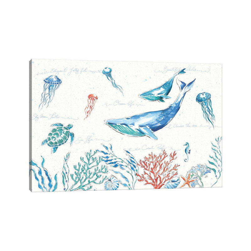 Maritime I by Daphne Brissonnet - Wrapped Canvas Print, 20.32 cm H x 30.48 cm W