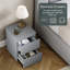 Cunha 29.5cm W Manufactured Wood Bedside Table-428495515
