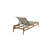 Coast Teak Chaise - Natural Teak and Canvas SlIng-51960230