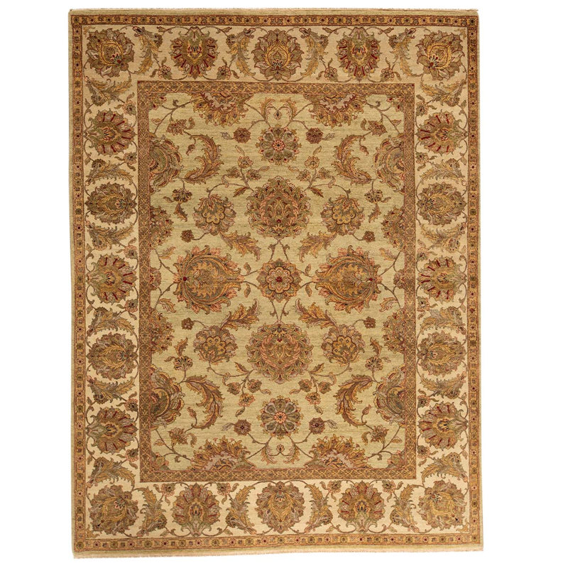 Wool Oriental Indoor Rug, Rectangle 9' x 11'9"