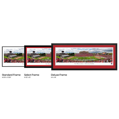 New Mexico Lobos Football - Deluxe Frame