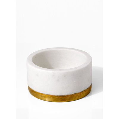 Waylen Marble Decorative Bowl - Set of 1