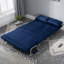 Canapé-lit convertible, dossier réglable à 5 positions, fauteuil avec coussins et canapé-lit de loisirs, gris-932554307