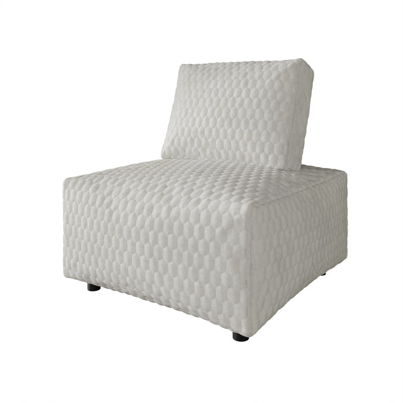 Fauteuil d'appoint Amos, Beige clair