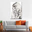 Hibou blanc sur toile-949507229