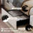 Diamond Button Tufted Bed Frame with LED Headboard Footboard & 2 Drawers Side Pockets-309318835-313709237
