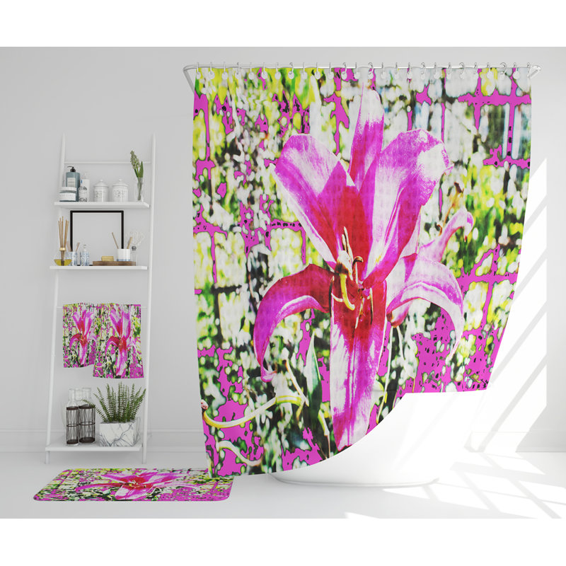Nohelia Polyester Shower Curtain Set
