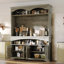 Armoire de salle à manger rétro avec tablettes réglables
