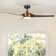52" Smart Ceiling Fan with Dimmable LED Light and Remote Control