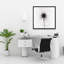 Toile encadrée pissenlit monochrome | Décoration florale