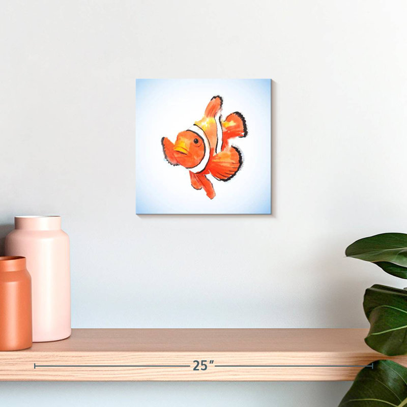 Crowle Percula Clownfish, 10" H x 10" W