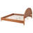 Modern Scandinavian Platform Bed with Curved Headboard, No Box Spring Needed-123515117-123515121