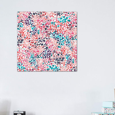 «Speckled Watercolor Pink» par Ninola Design - reproduction d'art