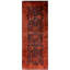 Overdyed Hand-Knotted Wool Modern-Contemporary Pink Runner 3' 1" x 7' 11"