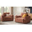  Bernice Modern 48" W Oversized Upholstered Armchair with Removable Back Cushion-120199229