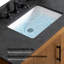 Ensemble de meuble-lavabo sur pied à simple cuve 42 po avec plateau en calcaire noir Avignon-94008117-114248465