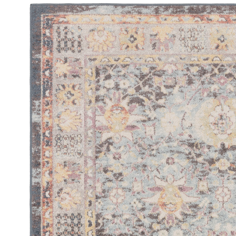 Hupper Gita Grey/Brown/Beige Area Rug, Rectangle 160 x 230cm