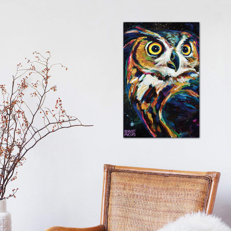 Night Owl by Robert Phelps - Wrapped Canvas Print, 45.72cm H x 30.48cm W x 1.91cm D