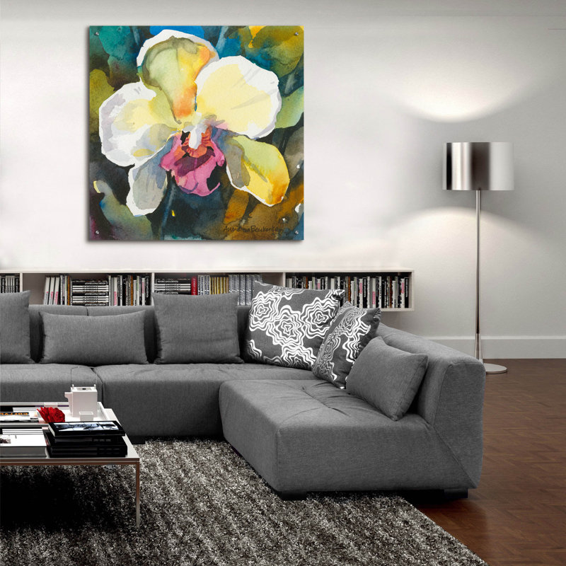 «Elegance» par Annelein Beukenkamp, art mural en verre acrylique, H 36 po x l 36 po x P 0,2 po