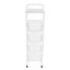 Rangement de salle de bain sur pied H 52,36 po x l 13,78 po avec rangement sur pied-1912698788