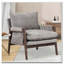 Chaise d'appoint avec structure en bois massif-628759419