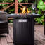 28In Fire Pit Table For Outdoor Use, 50,000Btu, Propane, Lid, & -Look, Lava Stone, Adjustable Flame, Patio Backyard Garden Gas,