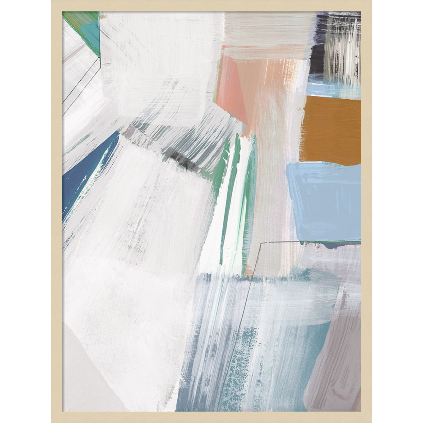 Gilpin "Buildings No. 2" Print by Cartissi, 33" H x 25" W, Brown
