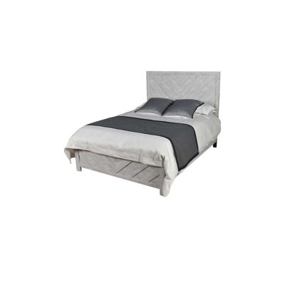 Denver Modern Style Queen Bed Made With Wood In Natural (CA Inventory)