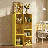 Bomeda 7-Cube Reversible Open Shelf Bookcase, Storage Organizer, Yellow-1372412724