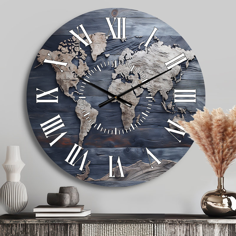 Horloge murale rustique, Médium