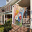 Drapeau texturé Daisy Bouquet, L 35 x l 24, pour la décoration intérieure
