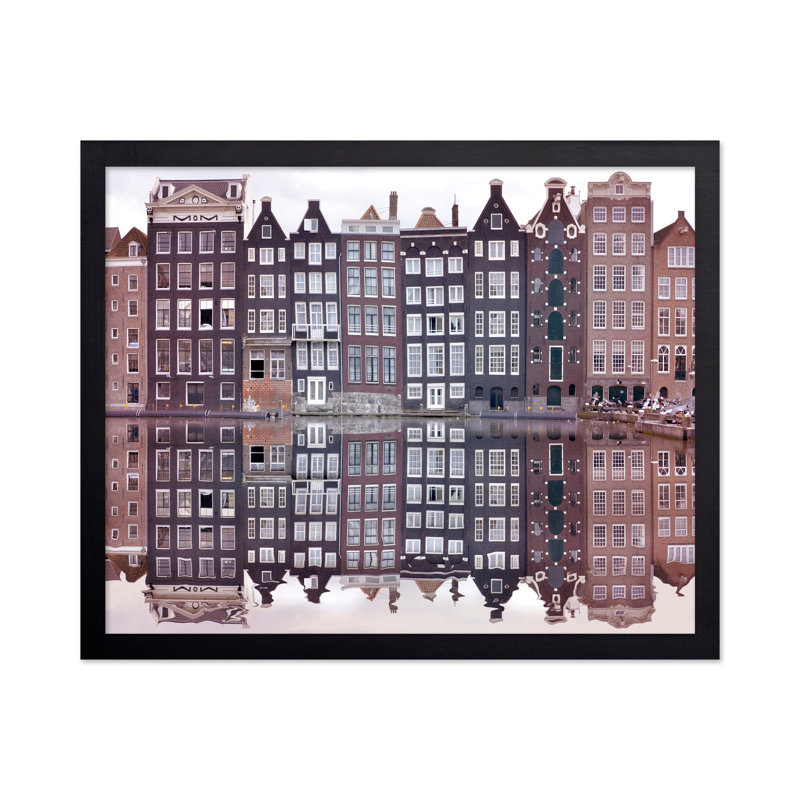 Amsterdam House, Black Framed, Poster, 24"H x 32"W