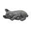 Statue d'extérieur 7 po Peaceful Sleeping Dog