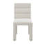 2 chaises d'appoint beige Boucle