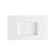 ANZZI Ventura Series 22'' Resin Rectangular Bathroom Sink with Overflow