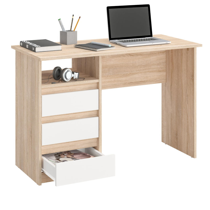 Fabiana Writing Desk, Dark Wood