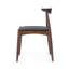 Ensemble de 2 chaises de salle à manger en bois d'hévéa-127936785