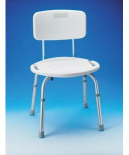 Adjustable Bath and Shower Seat with Back
